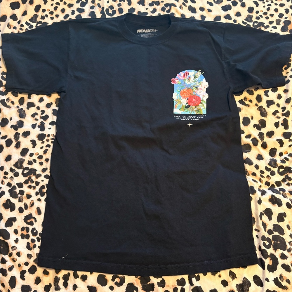 Black Graphic Kids Tee